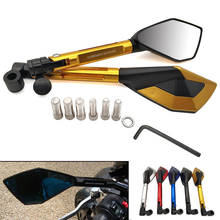 Universal Motorcycle Rearview Mirror CNC Aluminum View Side Mirrors For Honda CBR 125 300 500 R F FA X CBR 929 600 954 RR CR80R 2024 - buy cheap
