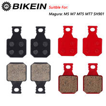 4 pares de mountain bike pastilhas de freio hidráulicas mtb bike bikein peças para magura m5 m7 mt5 mt7 sh901 resina cerâmica pastilhas de freio a disco 2024 - compre barato