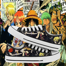 ONE PIECE cosplay cos shoes fashion canvas shoes casual comfortable men and women college Anime cartoon students low help 2024 - buy cheap