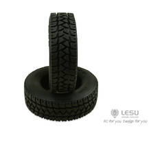 LESU Front Wide Tire for 1/16 RC Tractor Truck Dumper Model Wheel Hub Axle TH16695-SMT3 2024 - buy cheap