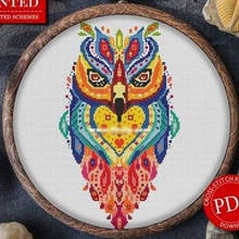 Cd007 14ct kit de ponto cruz cartão pacote de cartão needlework bordados artesanato contados kits de costura cruzada presente de natal 2024 - compre barato