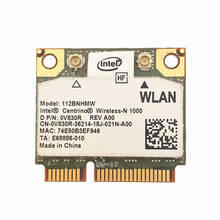 Бесплатная доставка Беспроводная-N Intel 1000 112BNHMW Half Mini PCI-E 300 Мбит/с 802.11b/G/N беспроводная карта 2024 - купить недорого