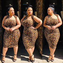 Mini vestido bksem mangas estampa de leopardo, vestido feminino sexy para festa do clube com um ombro 2024 - compre barato