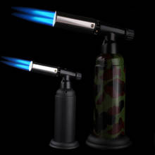 Double Flame Torch Lighter Kitchen Spray Gun Pipe Turbo Gas Jet Windproof Camping Lighter Butane Cigar 1300 C BBQ Baking Welding 2024 - buy cheap
