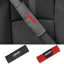 For Mazda Demio 2 pcs PU Leather Fashion Car Seat Belt Cover Car Seat belt shoulder Pads 2024 - buy cheap