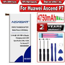 HSABAT HB3543B4EBW 4650mAh аккумулятор для Huawei Ascend P7 P7-L07 L09 L00 L10 L05 L11 2024 - купить недорого
