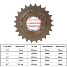 BMX Bike Bicycle Race 16/18/20/22/24T Tooth Single Speed Freewheel Sprocket Part PXPF 2024 - buy cheap