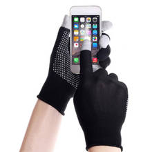 1 Pair Silicone Non-slip Gloves Phone/screen Spring Summer Mens Gloves Driving Full Finger Bike/Mountaineering Gloves 2024 - buy cheap