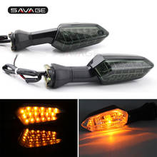 Motocicleta piscando led para kawasaki z1000 2010-2016, z750 2012-2013, z800 2015 acessórios indicador de luz sinais de volta lente 2024 - compre barato