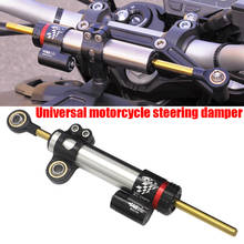 Amortiguador Universal de aluminio CNC para motocicleta, Control de seguridad para Yamaha MT09, MT07, YZF, R1, R6, FZ1, XJR1300, MT-07 2024 - compra barato