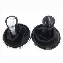 New PU Leather 5 Speed MT Gear Shift Knob For Skoda Fabia MK2 Roomster Gaiter Boot MT Gear Shifter Lever Stick Head Ball 2024 - buy cheap