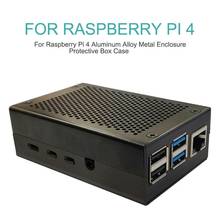 For Raspberry Pi 4 Aluminum Case Black Shell Silver Box Metal Enclosure for RPI 4 Model B r20 2024 - buy cheap