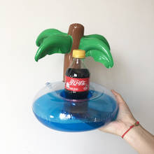 11 estilos Mini forma inflable piscina de agua taza de bebida soporte flotante juguete regalo para agua bebida botella de cerveza 2024 - compra barato