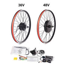 Kit de conversión de motor delantero o trasero de bicicleta eléctrica, kit de conversión DIY de 36V, 48V, 250-1500W, 20/24/26/27, 5/28/29 pulgadas, 700C 2024 - compra barato