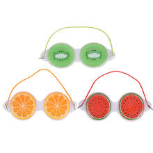 Ice Gel Eye Mask Sleep Well Compress Cute Fruit Gel Eye Fatigue Relief Cooling Eye Care Relaxation Eye Shield Mask 2024 - buy cheap