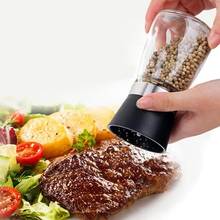 Manual Pepper Grinder Stainless Steel Glass Manual Pepper Salt Spice Mill Grinder Container for Home Kitchen Accessories Tools 2024 - buy cheap