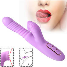 Vibrador de conejo para el punto G, estimulador del clítoris, consolador vibratorio, juguetes para adultos, tienda sexual, varita mágica 2024 - compra barato