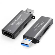 Grabador compatible con HDMI para juegos de PS4, transmisión en vivo, USB3.0, 4K, 60Hz, tarjeta de captura de vídeo 2024 - compra barato