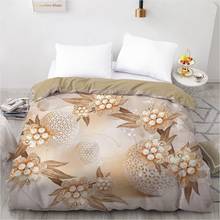 3D Duvet Cover Custom 180x210 140x210 Comforter/Quilt/Blanket case Twin Full Queen Bedding For Wedding Flower Drop Ship 2024 - купить недорого