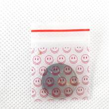 1 paquete (100 piezas) de bolsa de tabaco sellada con patrón de sonrisa roja, con soporte, novedad de 2020 2024 - compra barato