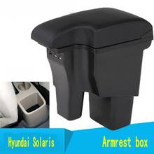 Car Armrest For Hyundai Accent RB Solaris 2011-2016 Centre Console Storage Box Arm Rest 2012 2013 2014 2015 2024 - buy cheap