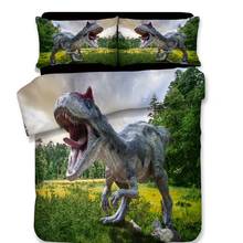 3D Dinosaur Print Bedding Set Duvet Covers Pillowcases One Piece Comforter Bedding Sets Bedclothes Bed Linen 10 2024 - buy cheap