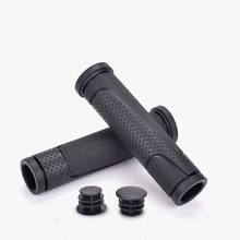 Black Ultralight Bicycle Grips Rubber MTB Bike Lockable Grip Anti-skid Bicycle Part for Hand Bar Single/Double Pass 2024 - buy cheap