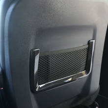 2pcs Carbon Fiber ABS Plastic Rear Seat Net Bag Panel Trim For Range Rover Sport RR Evoque For Land Rover Discovery Sport 2024 - buy cheap