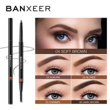 BANXEER Super Natural Eyebrow Pencil Makeup Ultra-thin Eyebrow Tattoo Pen Double ended Eyebrows Pen Waterproof Cosmetics 2024 - buy cheap