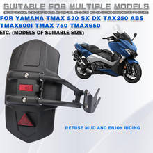 Para-lama traseiro de motocicleta para yamaha, proteção contra respingo para as rodas, modelos tmax 530, sx, dx 250, abs, 500i 750, 650, 2012 a 2020 2024 - compre barato