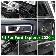 A Pillar AC / Door Handle Bowl / Glass Lift / Transmission / Tweeter Cover Trim  Black Interior For Ford Explorer 2020 - 2022 2024 - buy cheap