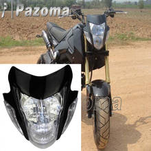 Black Headlamp Supermoto Enduro Motorcycle Headlight for Honda CRF XR Suzuki Yamaha YZ YZF XTZ WR 2024 - buy cheap