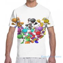 Yoshi Fever-Camiseta con estampado integral para hombre y mujer, camisa de moda para niña, Camisetas para niño, camisetas de manga corta 2024 - compra barato