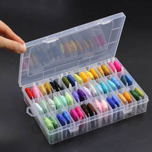 50pcs Embroidery Floss Cross Stitch Thread Kits & Embroidery Floss Plastic Organizer Storage Box DIY Needlework Sewing Tools 2024 - buy cheap