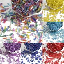300 pçs/lote 2x milímetros Missangas De Vidro Tubo de 7 Multicolors Áustria Cristal Spacer Beads Crianças DIY Materiais Jóias Fazer Acessórios 2024 - compre barato