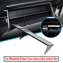 For Mitsubishi Eclipse Cross Car Co-pilot Glove Organizer Storage Box Partition Glove Box To Tidy Up The Separated Accessories 2024 - buy cheap