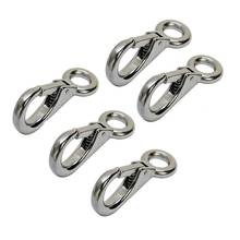 5PCS 53mm 316 Stainless Steel Marine Fixed Snap Hook Used For Dog Leashes Snap Hooks Stainless 2024 - buy cheap