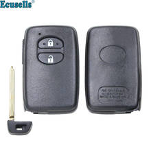 Smart Remote Key Shell 2 Button for Toyota Avalon Camry Highlander RAV4 with insert key 2024 - buy cheap