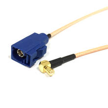 New  MCX  Male Plug Right Angle Switch  FAKRA C female Pigtail Cable RG316 Wholesale Fast Ship 15CM 6" Adapter 2024 - buy cheap