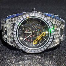 Hip Hop MISSFOX Iced Out AP Royal Oak Mens Watches Automatic Mechanical Brand Luxury Steel Waterproof Man Watch AAA Men Clock 2024 - buy cheap