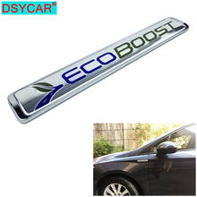DSYCAR 1Pcs 3D EEOBOOST Caminhão Do Carro de Metal Decoração Do Carro de Metal Adesivo Emblema Emblema Autocolante para Ford Motor Ecoboost S-MAX Novo 2024 - compre barato