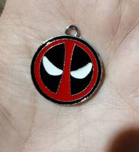 Hot Sale 10  pcs Cartoon Deadpool Metal Charms DIY Jewelry Making Making Mobile Phone Accessories D-114 2024 - buy cheap