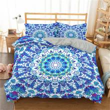 Modern Bohemian Style Quilt Cover Pillowcase Bed Sheet Bedding Collection Flower Paisley Design Quilt Cover Set King Queen Size 2024 - buy cheap