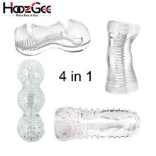 HoozGee Penis Exercise Extended Ejaculation Time Masturbators Sex Products Vagina Pussy Masturbation Adult Sex Toys (4 style) 2024 - купить недорого