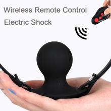 Electro Shock Open Mouth Gag Ball, Wireless Remote Control Bdsm Bondage Strap On Restraints Sex Toys For Women Couples Slave. 2024 - buy cheap