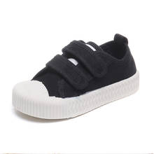 2020 New Children Canvas Shoes Boys Girls Casual Sneakers Kids Sports Shoes Velcro Student Baby Toddler Flats Soft Sole Shoes 2024 - buy cheap