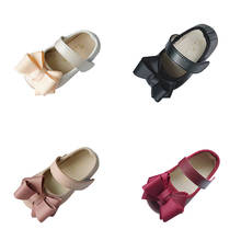 Sapatos de princesa com laço para meninas, novos sapatos casuais antiderrapantes e macios para primavera, 1-7 anos 2024 - compre barato