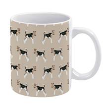 Wire Fox Terrier-taza de café de cerámica para el hogar, regalo de viaje para amigos, zorro, perro Terrier, 330ml 2024 - compra barato