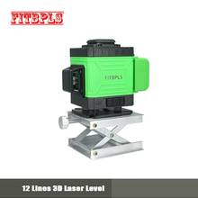 Laser Level 12 Lines 3D Self-Leveling 360 Horizontal And Vertical Cross Super Powerful Green Laser Beam Line 2024 - buy cheap