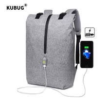 KUBUG водонепроницаемая сумка для мужчин ноутбук рюкзак для путешествий большой емкости бизнес-usb зарядка колледж молодежный рюкзак 2024 - купить недорого